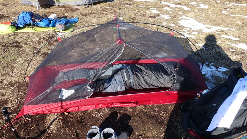 ギアレビュー]MSR カーボンリフレックス1!総重量790gのダブルウォール