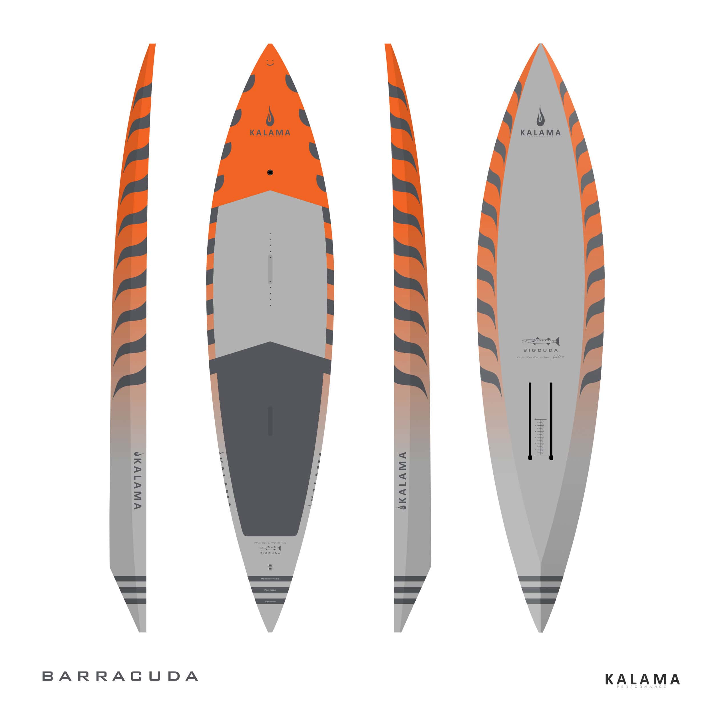 Barracuda V2 Big Cuda | Kalama Performance Foil, SUP & Surf boards
