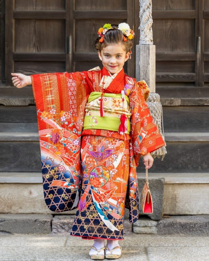 七五三7歳 予約番号JF010 | 鎌倉の晴れ着レンタル からんころん