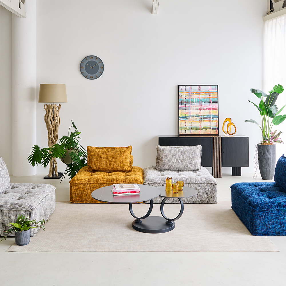 ポルトフィーノ エレメンツ ソファ グレー - L型ソファー・コーナー