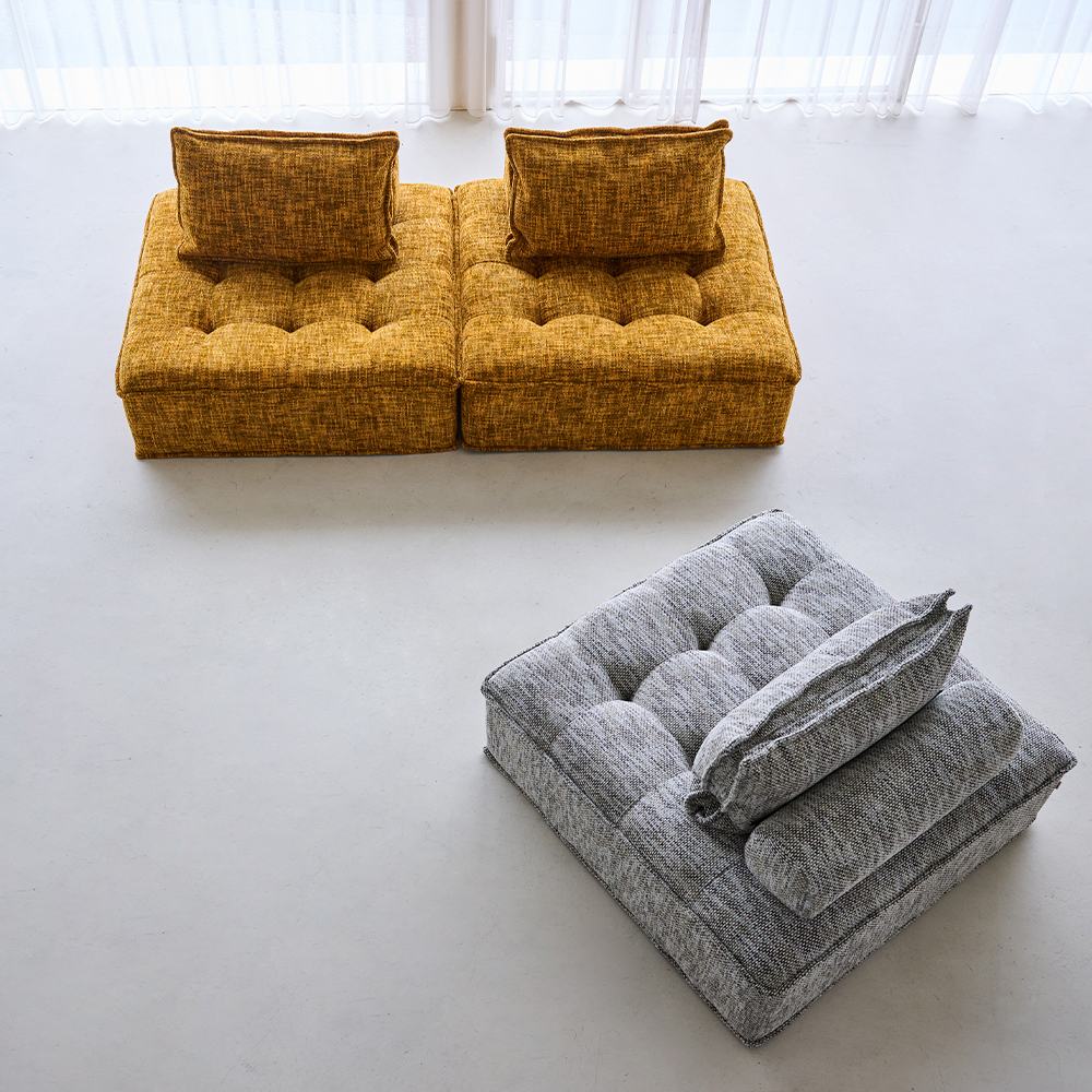 ポルトフィーノ エレメンツ ソファ オレンジ - L型ソファー・コーナー