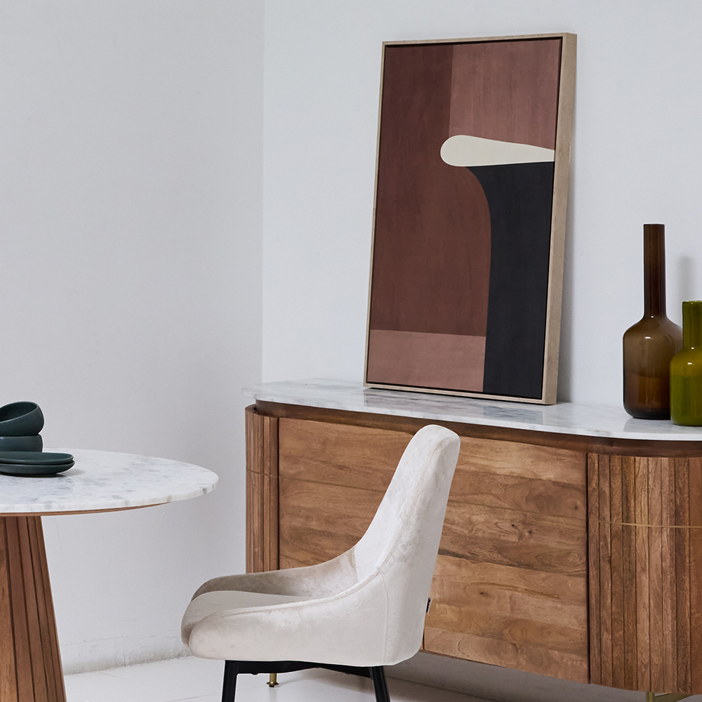 クラシックシェイプ ブラウニー 60×90 cm アート ｜【KARE】ドイツの