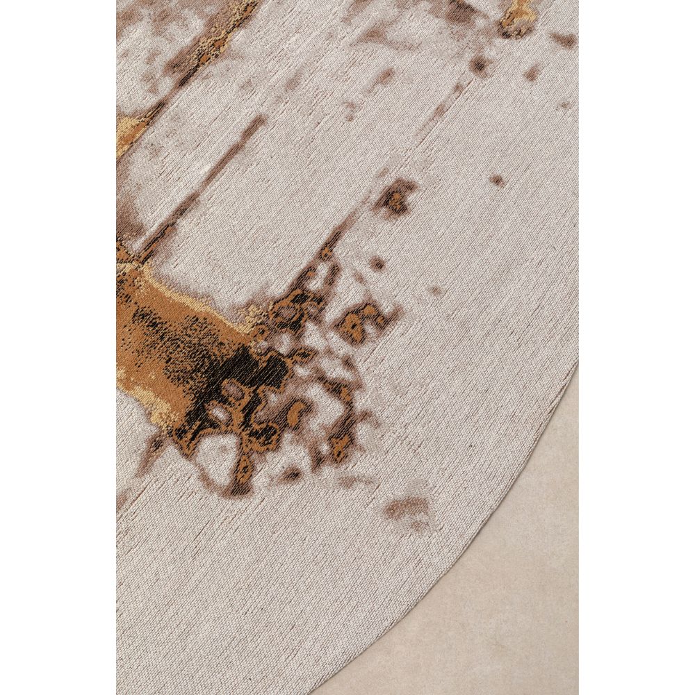 廃番】KARE / カレ｜200x140cm｜アブストラクトラグ｜グレーライン