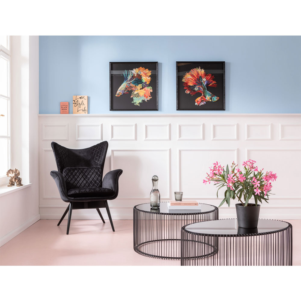 廃番】ベタフィッシュ ライトカラー 65x65cm ピクチャーフレームアート