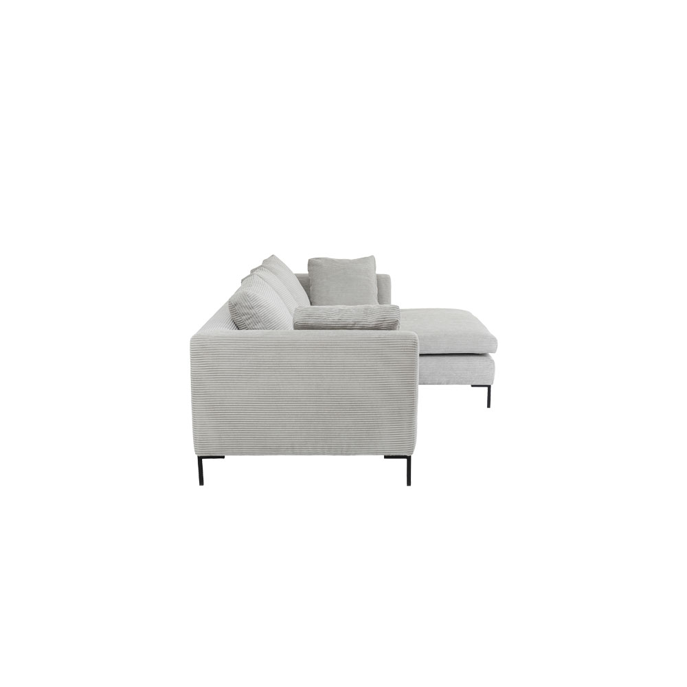 ジャンニ コードグレー コーナーソファ(ライト) - L型ソファー