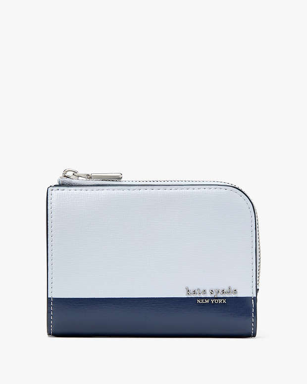 Devin Colorblocked Small Compact Wallet | Kate Spade New York