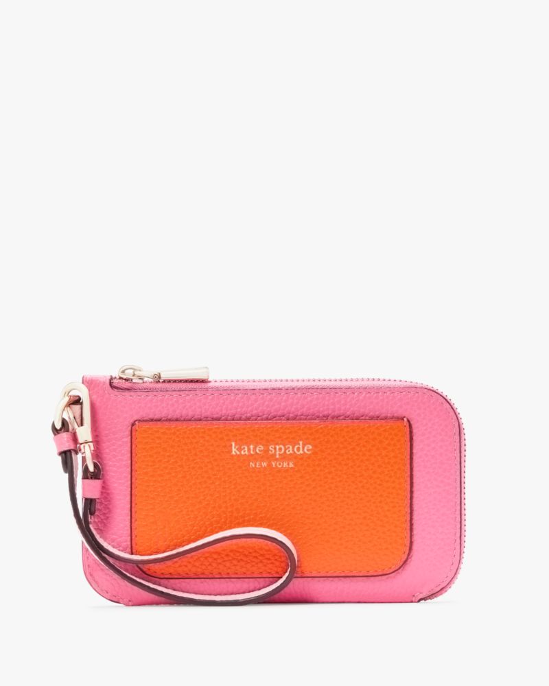 Ava Colorblocked Coin Card Case Wristlet | Kate Spade New York