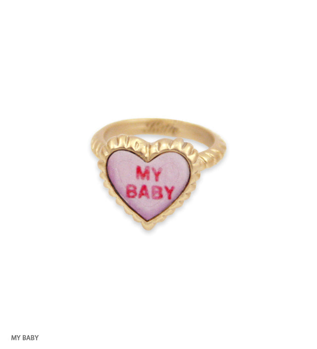 SWEET HEART petit heart candy ring – Katie Tokyo