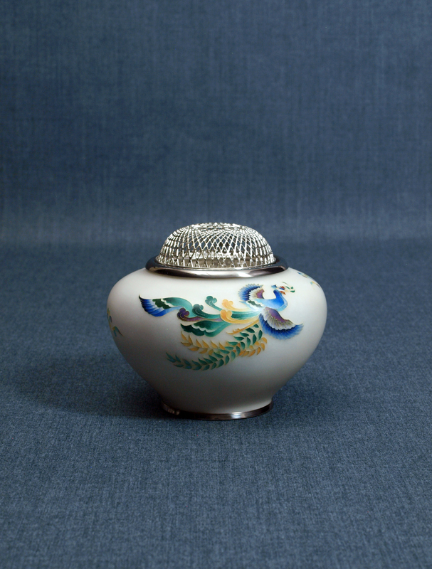 鳳凰文 香炉 | 製品 | 加藤七宝製作所ウェブサイト