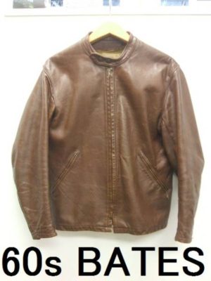 60sベイツBATESシングルレザーライダース ジャケットRIDERSビンテージ