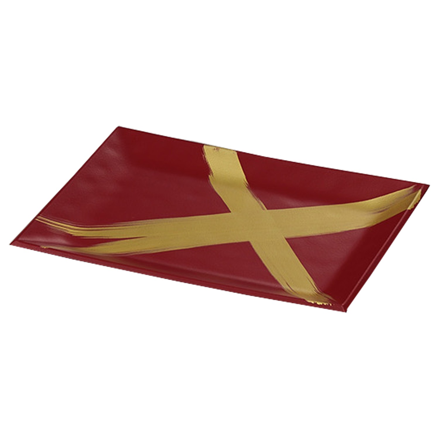 角型盛皿たたら3626朱刷毛金 | カワジュン リテールソリューション事業