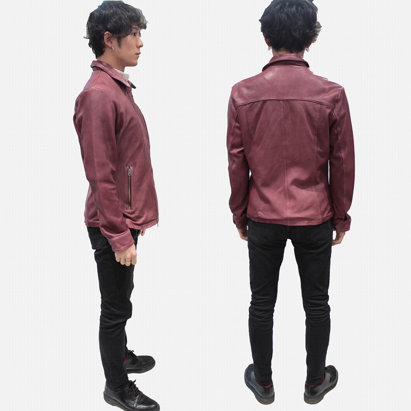 希少 AVIREX 60周年記念 ラムレザー ジャケット 切替 XL ブラウン 希少