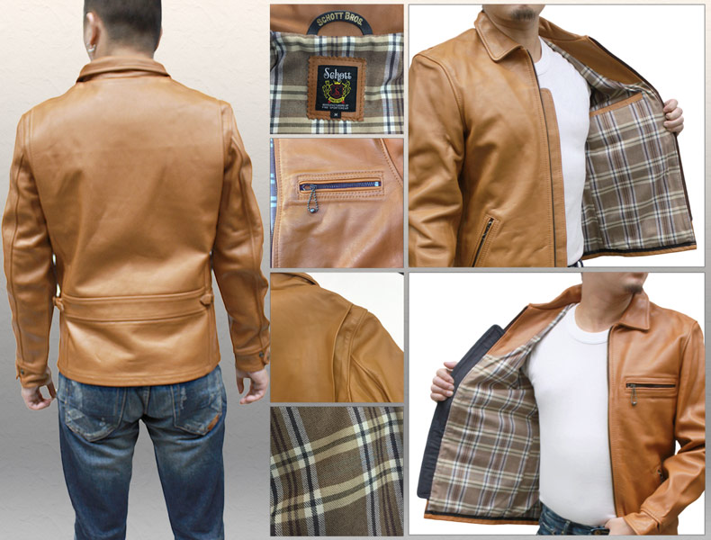 ライダースジャケット メンズ カウハイド（牛革）クラシック