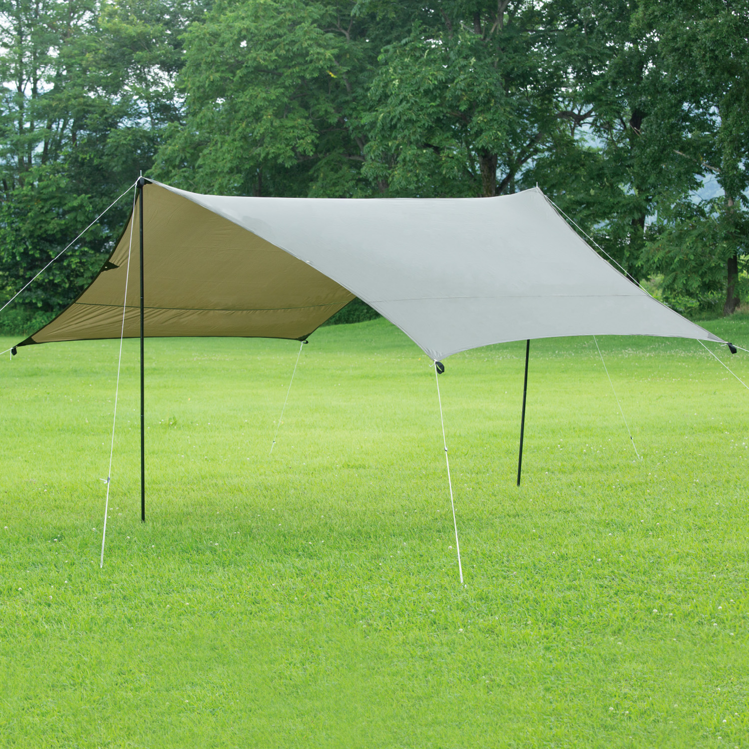 ミニヘキサゴンタープ オリーブ【テント・タープ】 | 株式会社カワセ