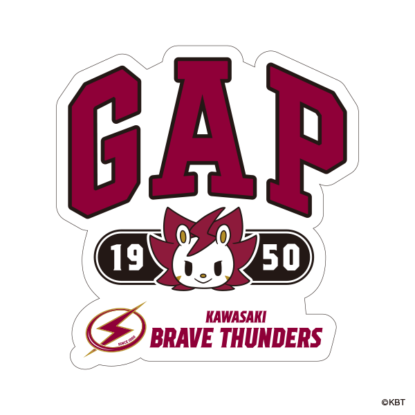 11/14 GAP×KBT コラボ商品発売のお知らせ | 川崎ブレイブサンダース