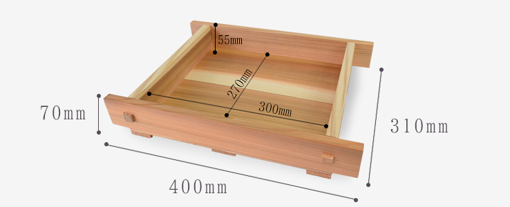 麹蓋（もろぶた・こうじ蓋）Mサイズ -国産天然杉100%-【送料無料】