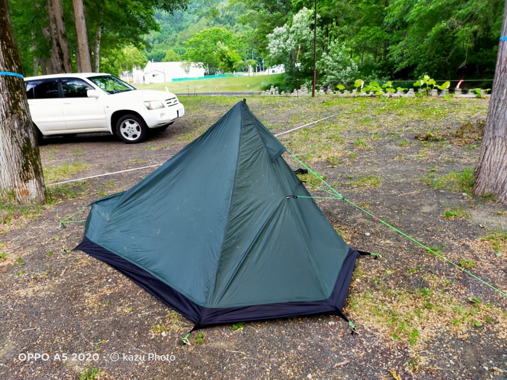 登山用のテント!?1kg以下！GEERTOP(ギアトップ)のソロテントを初張りし