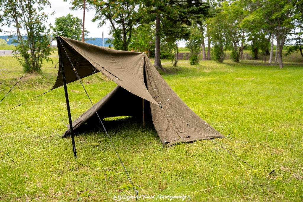 No.02 東ドイツ軍幕指南!!3枚ティピー+1枚タープ張りを大解説!!動画