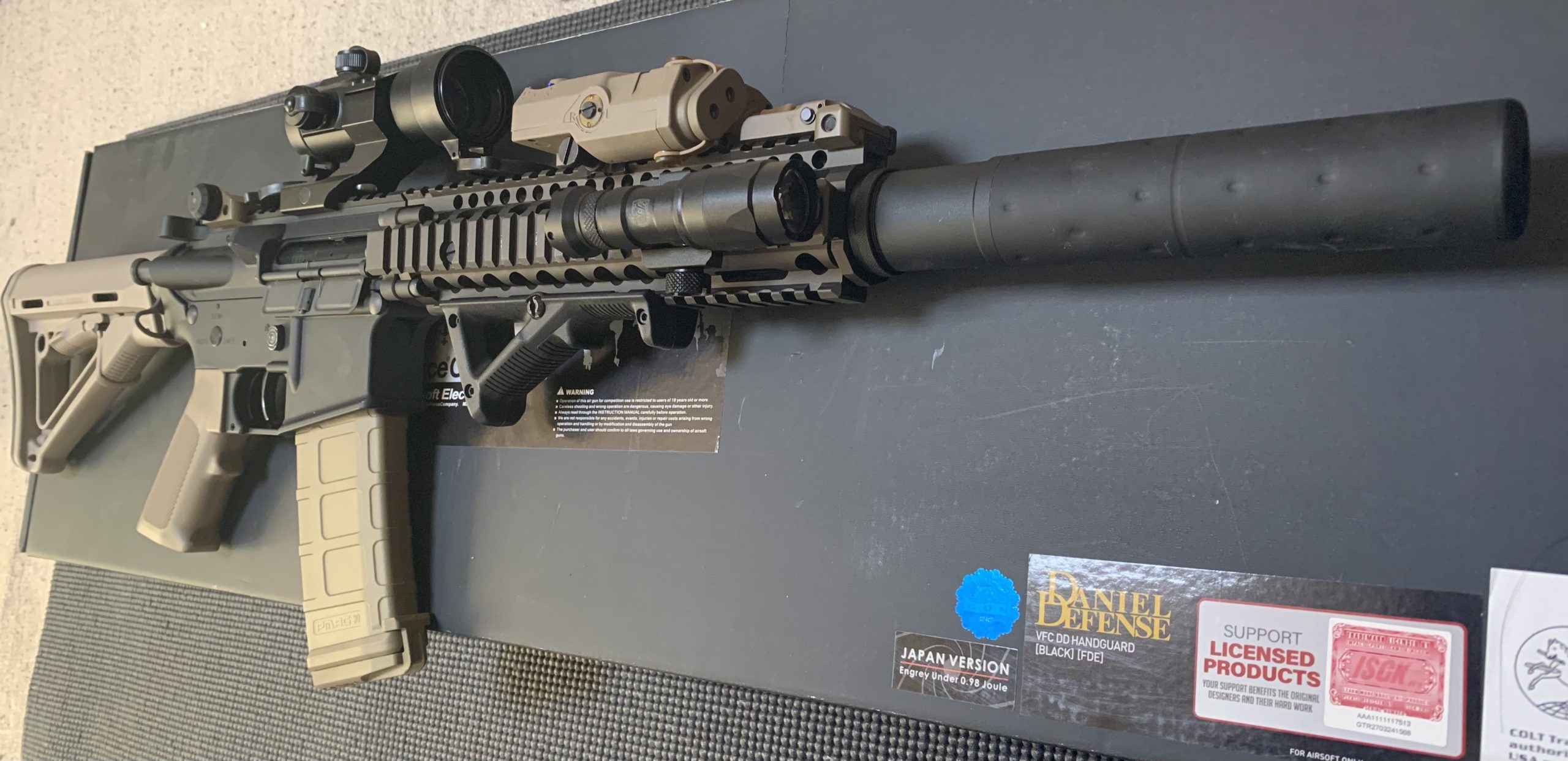 VFC 電動ガン Mk18 mod1のレビューと分解