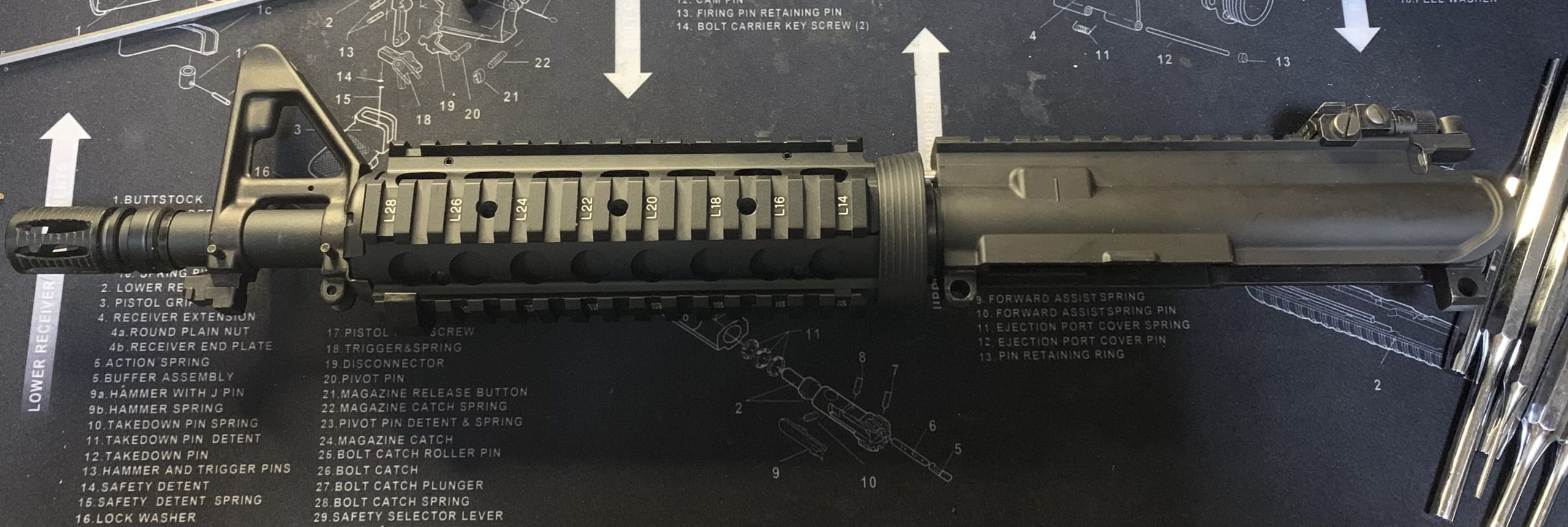東京マルイ CQBR ブロック1 アッパーレシーバーの分解とカスタム