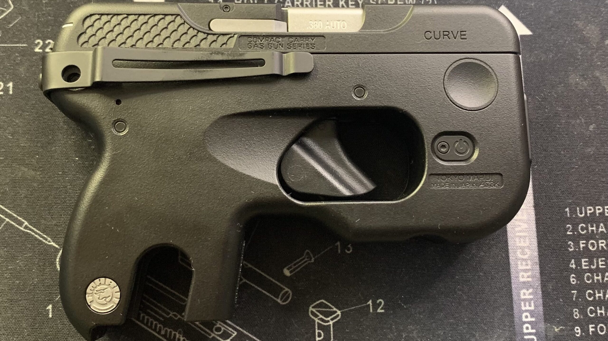 東京マルイ CURVE 固定スライドガスガンのレビュー