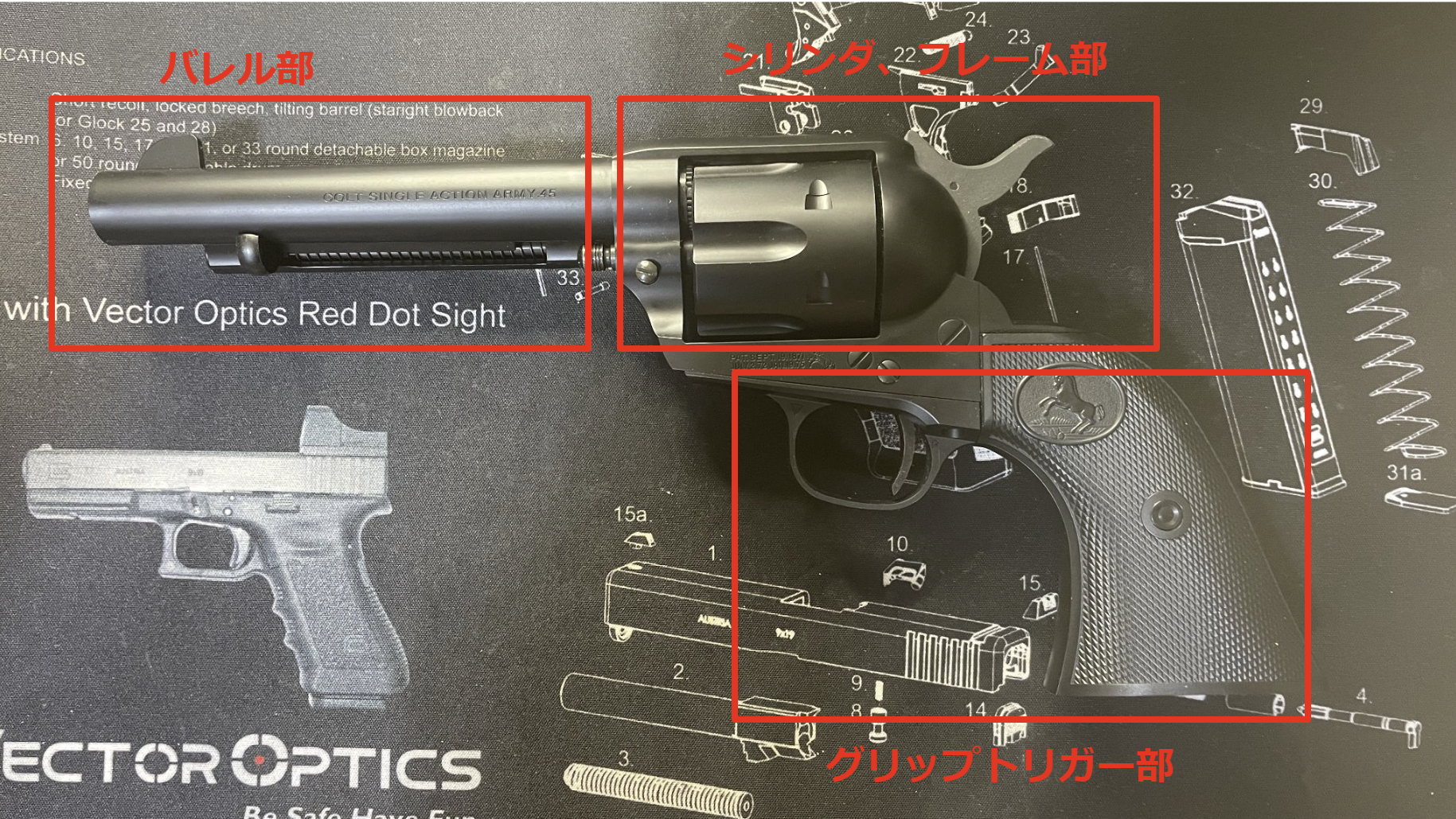 東京マルイ SAA.45 アーティラリー 5 1/2インチ レビュー