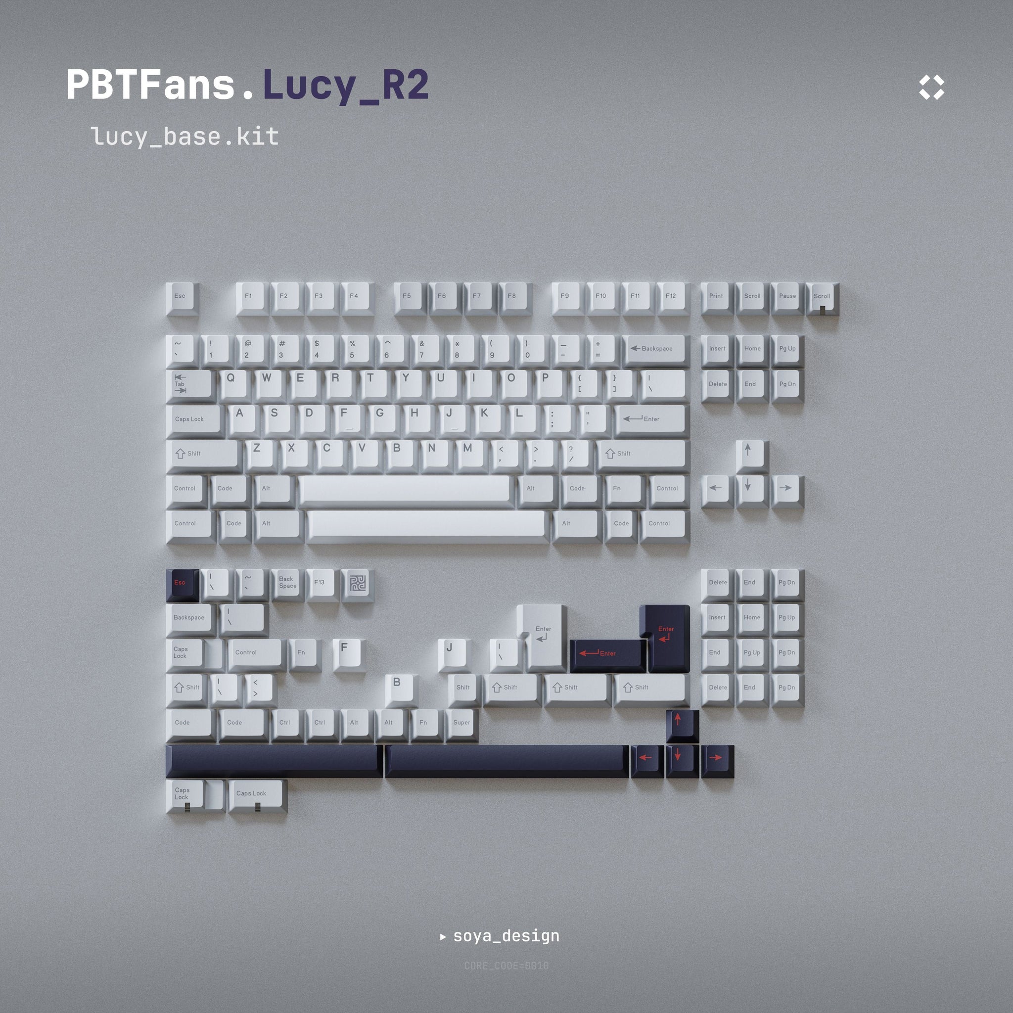 PBTfans Lucy R2 – KBDfans® Mechanical Keyboards Store
