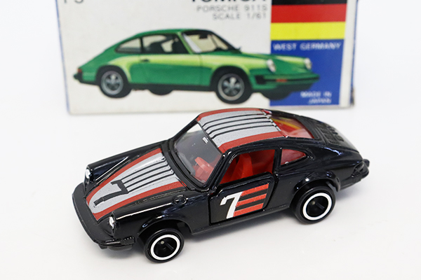 ミニカーショップ ケンボックス トミカ 青箱☆F3☆ポルシェ911S(黒/赤