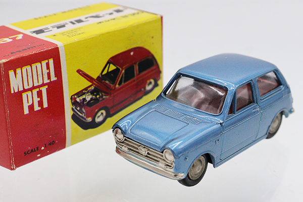 ミニカーショップ ケンボックス モデルペット☆NO.37☆ホンダN360(青