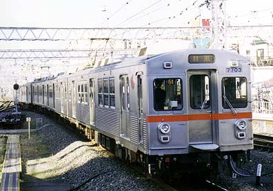 東急池上・旧目蒲線 7700系
