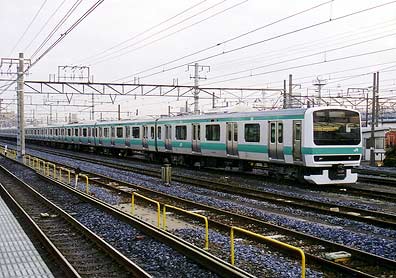 常磐快速線 E231系運行開始前