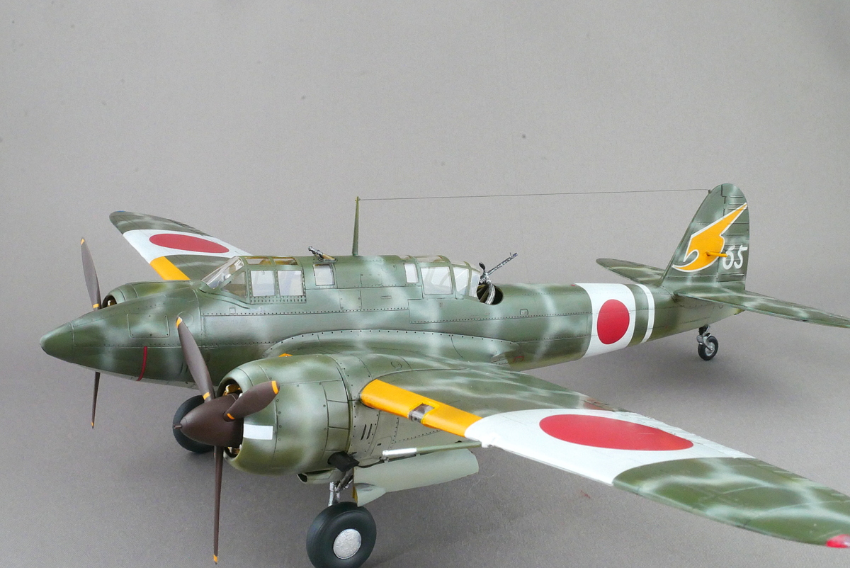 川崎キ45改 二式複座戦闘機 屠龍 丁型 ハセガワ 1/48 プラモデル製作