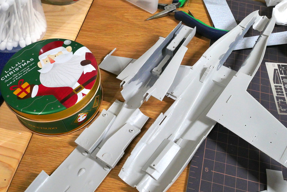 F/A-18C ホーネット ハセガワ 1/48 組立と塗装・製作記・完成写真