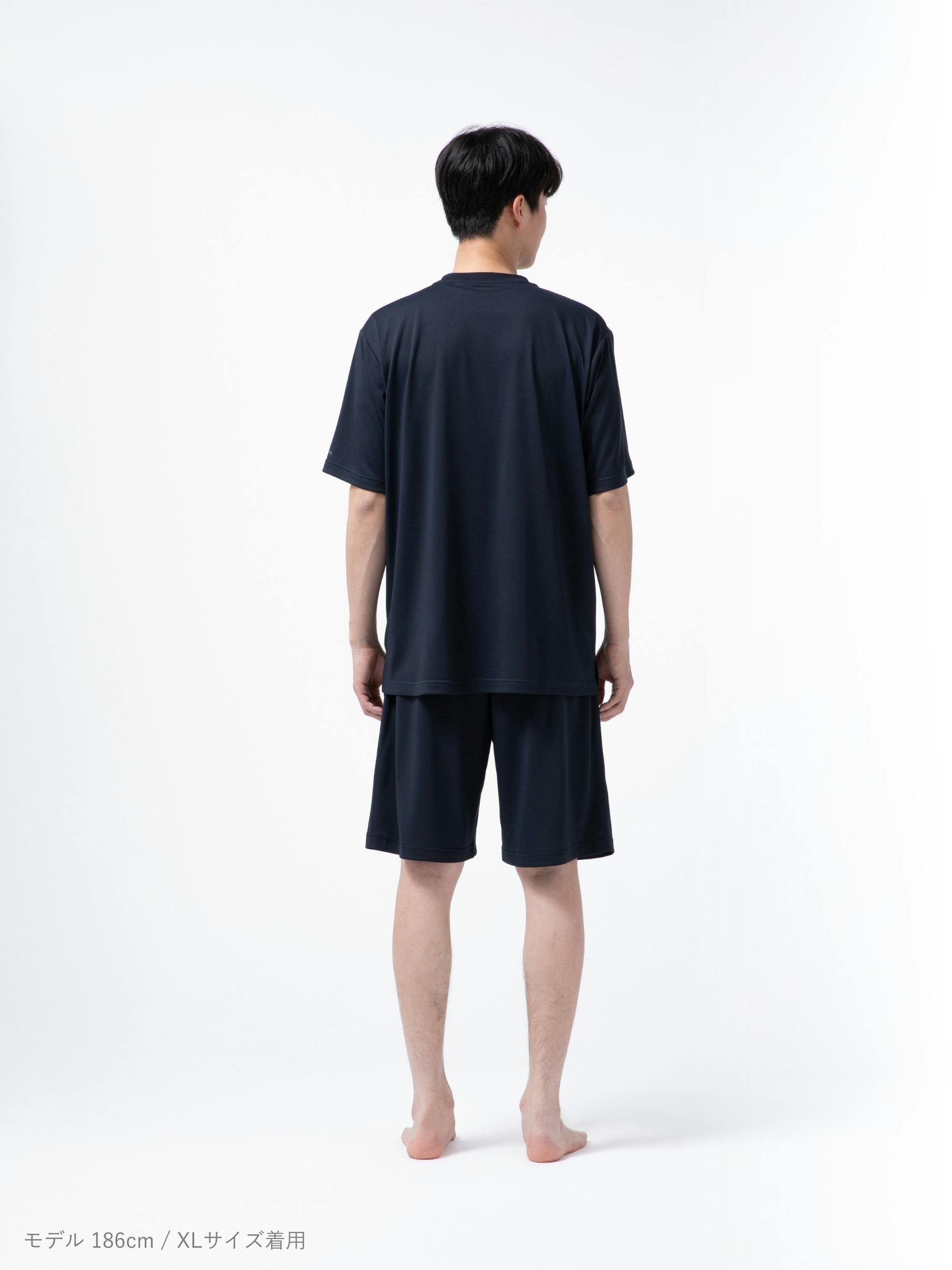BAKUNE Dry Men's 上下セット（半袖Tシャツ・ショートパンツ）_25SS