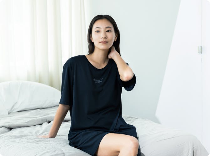 BAKUNE Dry Women's 上下セット（半袖Tシャツ・ロングパンツ）_25SS