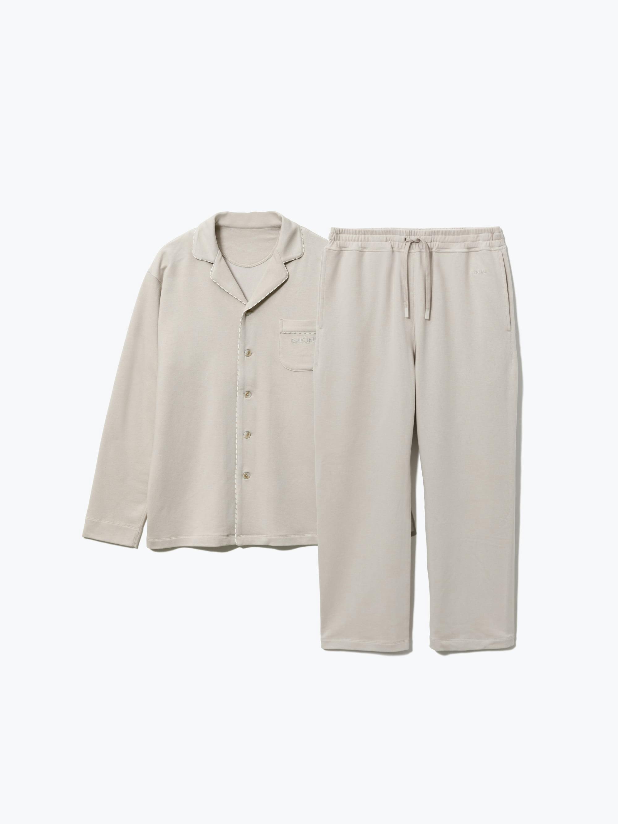 BAKUNE パジャマ スウェット / 上下セット（長袖シャツ・ロングパンツ
