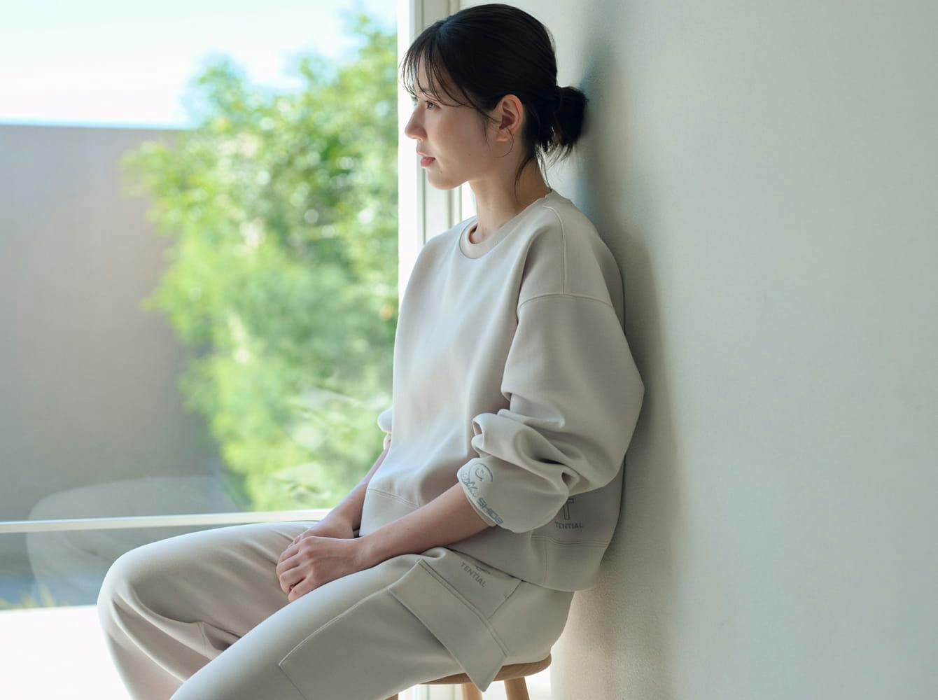 テックスウェット】クルーネックプルオーバー ウィメンズ（志田千陽