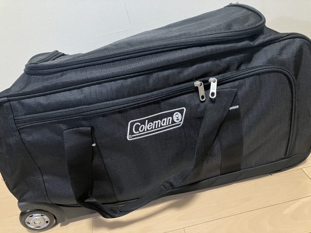 便利でカッコいい！コールマンのキャリーバックは剣道の防具袋に最適