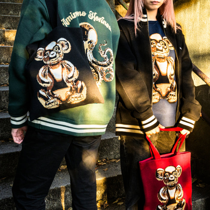 Metal Knit】SARU / ニットセーター / BLACK / 編み物☆堀ノ内×VINYL