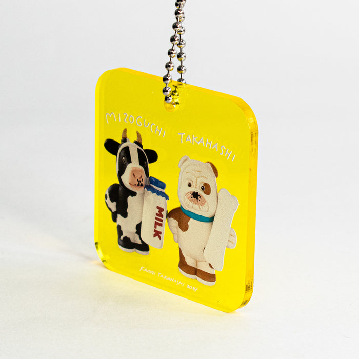 アクリルキーホルダー/イエロー/タカハシカオリ