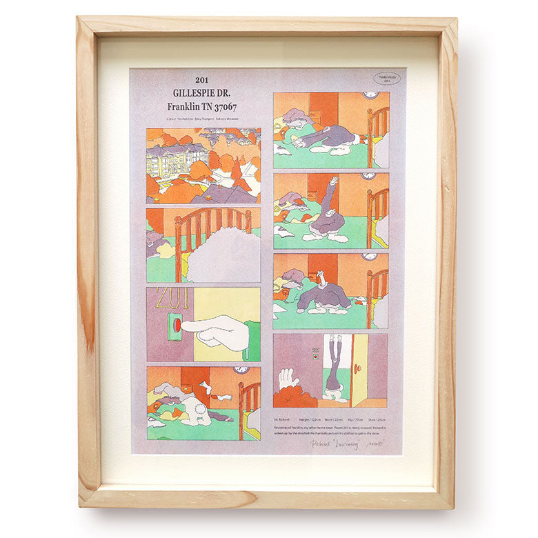 Thikity friends.リソグラフプリントポスター Richard 