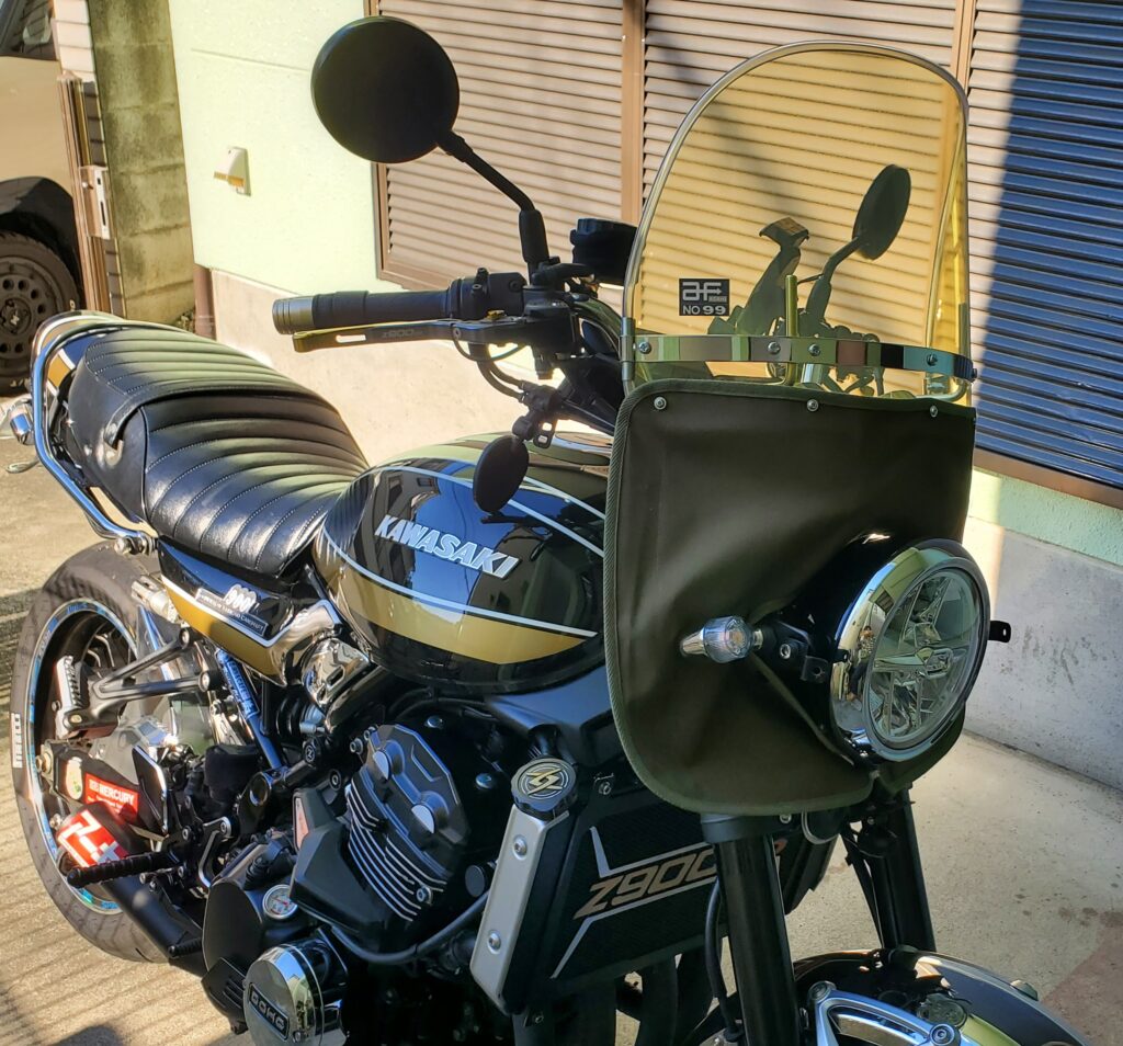 Z900RSに旭風防を装着！ ▻ kennyのZ900RSカスタム＆釣り情報