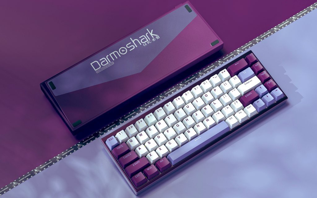ラピッドトリガー対応キーボードDarmoshark KT68 通常モデルがついに