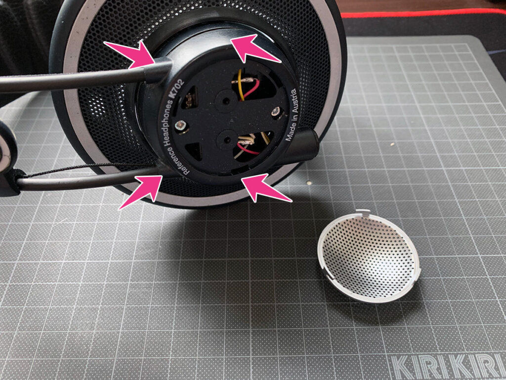 AKG K702 ゴムとイヤーパッドの交換 | kei9.blog