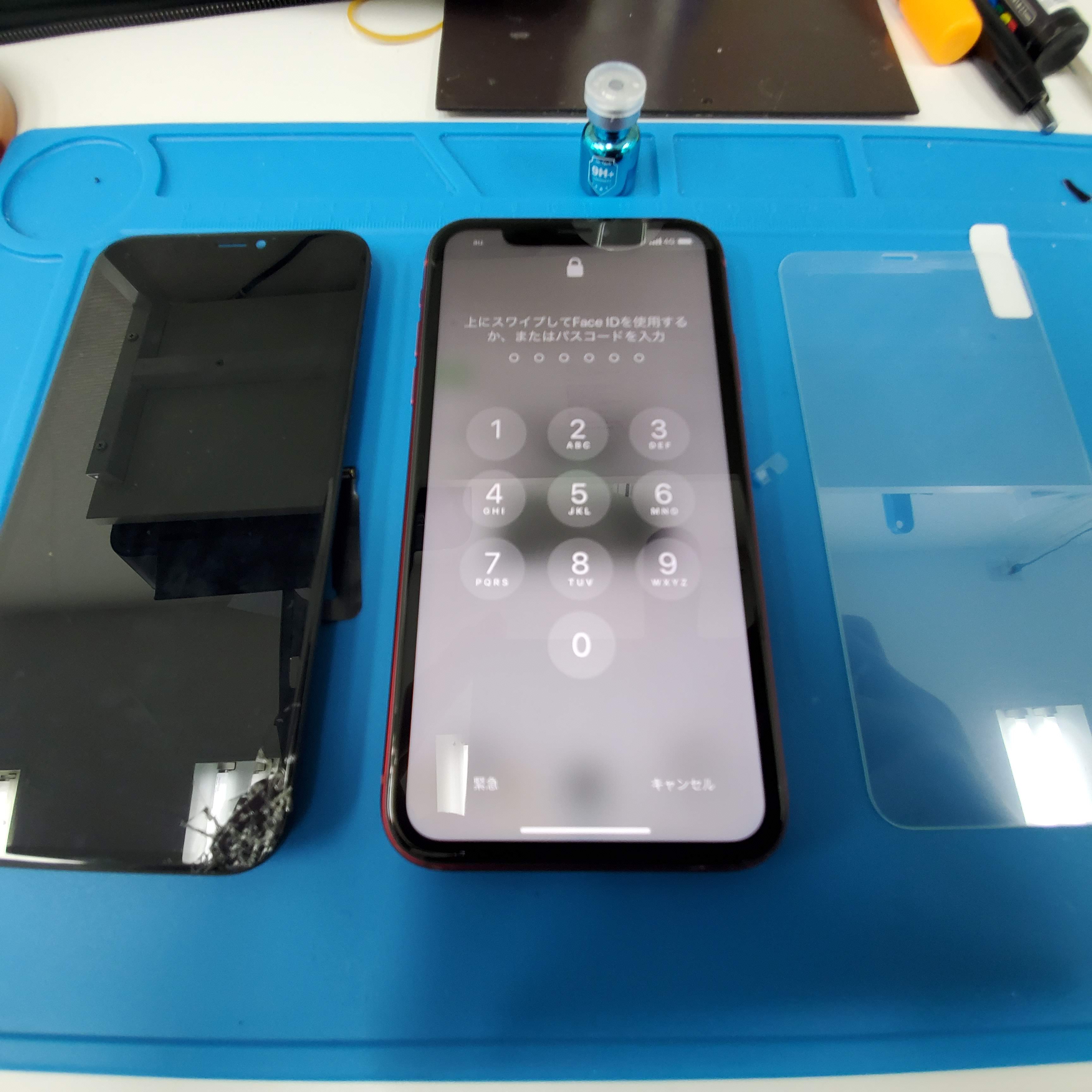 コーティングした後に画面に小傷が付いた時の対処法は？再度