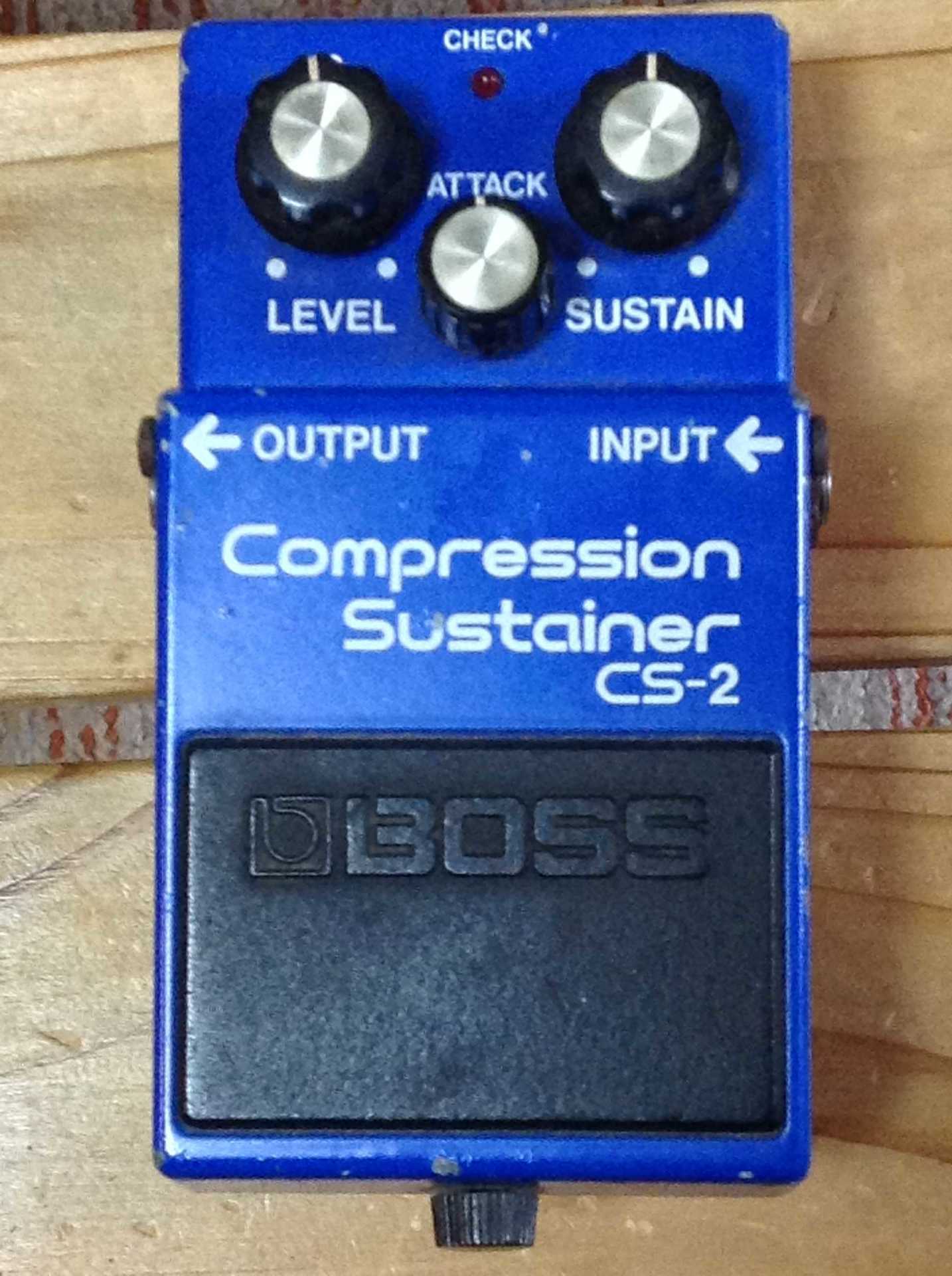 BOSS CS-1,2&3 Compression Sustainer(比較記): 昔に比べりゃ 金も入る