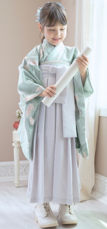 花柄刺繍チュールレース袴セット コーデ HAKAST14｜キャサリンコテージ