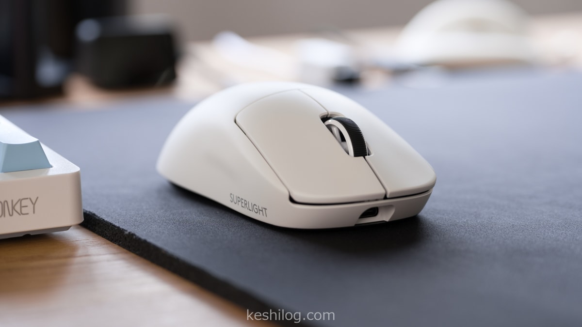 クリックが硬くなったG PRO X SUPERLIGHT 2を旧モデルと比較しながら