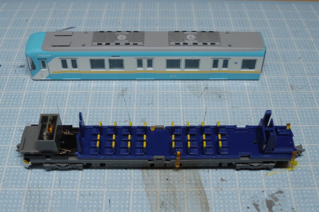 ポポンデッタの室内灯、京阪800系に取り付けてみた | ケンヤのすぺーす