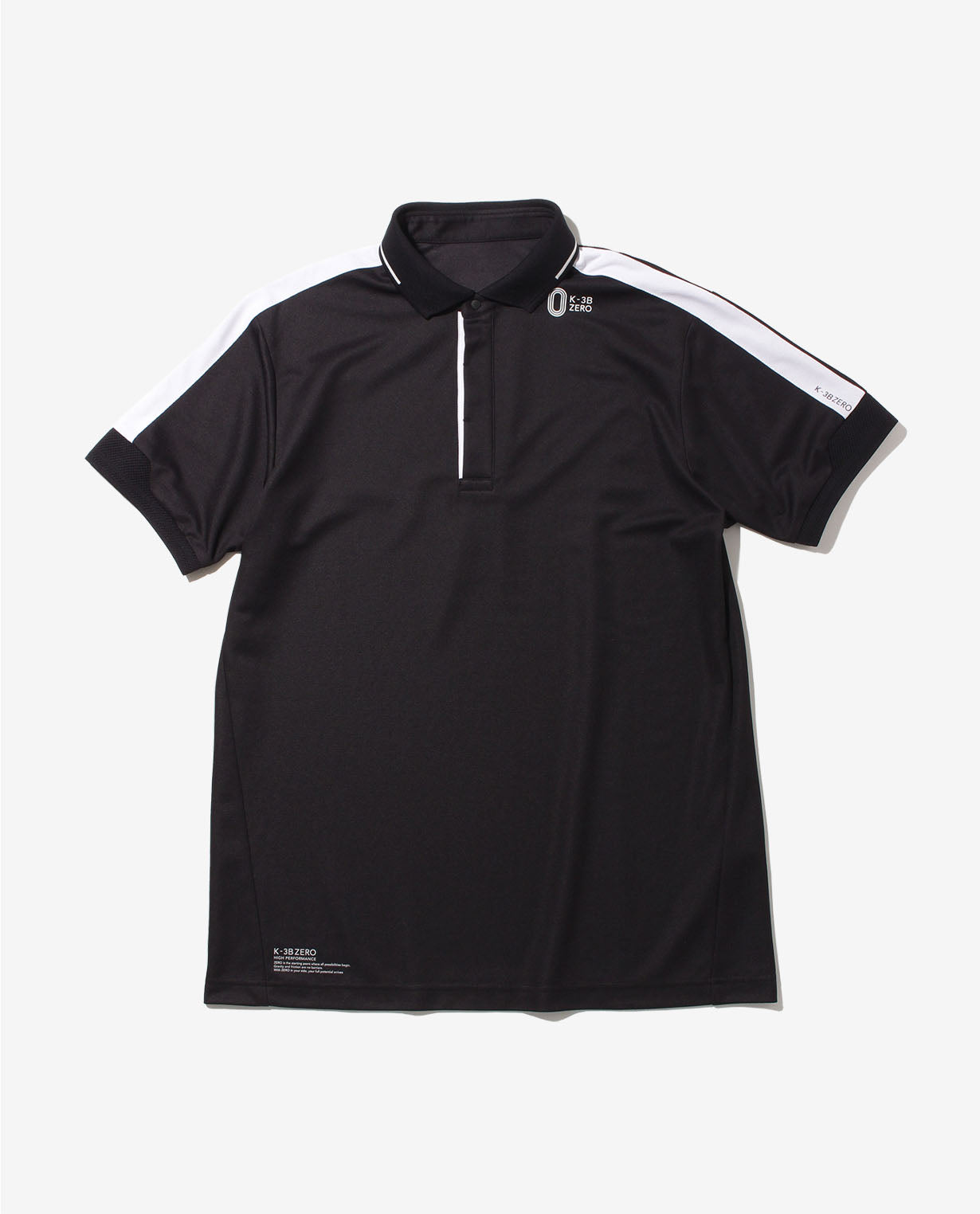 0_343_KK 和紙糸ポロシャツ (ブラック) – K-3B OFFICIAL SITE